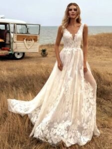 robe de mariée bohème chic